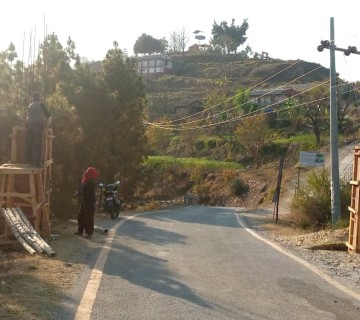 मुसीकोटडाँडामा गेट बन्दै